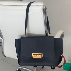 Zac Posen Eartha Folded-Gusset Shoulder Bag